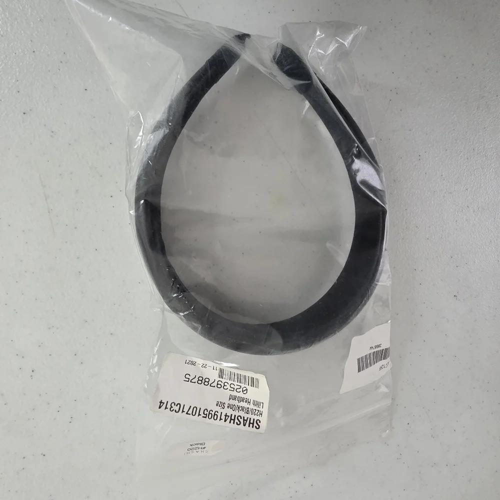 Shashi Lilith Black Headband New Cushioned Faux Leather